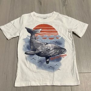 Carter’s Making Waves Whale Boys Toddler Shirt Size 4T